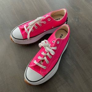 Neon Pink Converse
